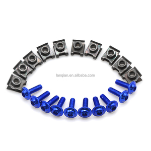 Accesorios para Motocicleta, Kit de Tornillos y Tuercas para Carenado, Clips de Fijación, Tornillos KX125 para <span class=keywords><strong>Kawasaki</strong></span> <span class=keywords><strong>KX</strong></span> 125 2001-2005 2004 2003 <span class=keywords><strong>2002</strong></span> - Product Image 2