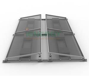 Emballage de détail à 10 degrés <span class=keywords><strong>Kit</strong></span> de montage complet pour modules solaires 1/2/4 pour <span class=keywords><strong>toit</strong></span> <span class=keywords><strong>plat</strong></span> <span class=keywords><strong>toit</strong></span> de <span class=keywords><strong>garage</strong></span> orientation sud ou est-ouest - Product Image 2