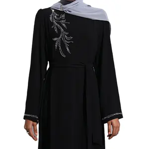 Fornitori di assicurazione commerciale Yingquanz personalizzato abaya femmes robe musulmane