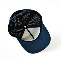 Gorra de Béisbol Deportiva Impermeable con Logotipo Personalizado, Gorra de Golf con Orificios Perforados con Láser, 5 Paneles, 100% Poliéster, Deportiva, Unisex