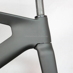 Cuadro de Bicicleta de Pista TT de Fibra de Carbono, Diseño 2018, Velocidad Única, Piñón Fijo, Se Acepta Pintura Personalizada - Product Image 2