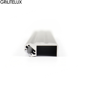 Perfil de Aluminio Oblicuo de 45 Grados y 18 mm de Espesor, Personalizado, con Superficie T6, Canal LED Montado en el Borde para Iluminación de Estantes, Armarios y Gabinetes - Product Image 5
