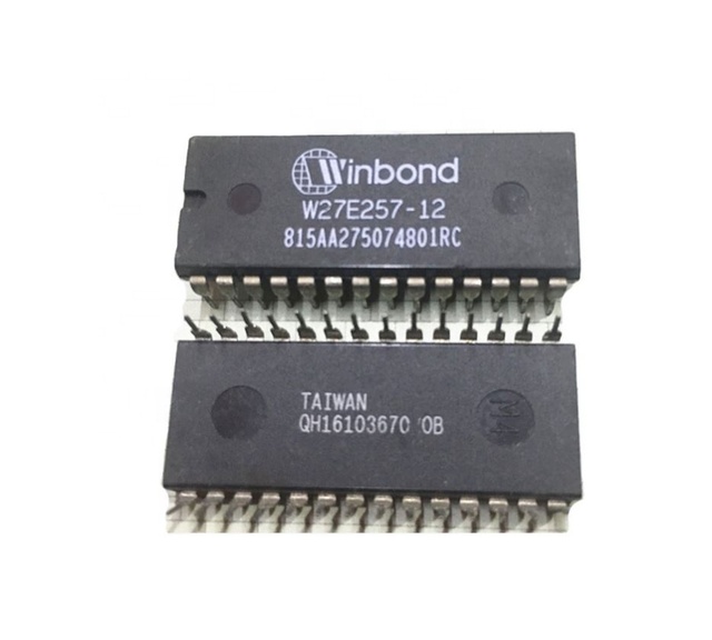 Microcontroller ic mcu eeprom W27E257-12 DIP28