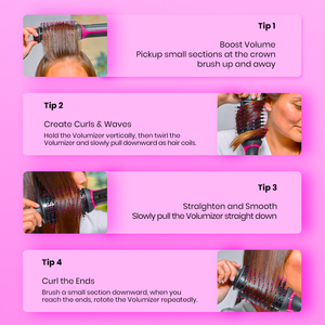 Secador de Pelo Profesional KSKIN, 4 en 1, con Tres Velocidades Ajustables, Cepillo Secador de Aire Caliente para Salón, Gran Venta - Product Image 3