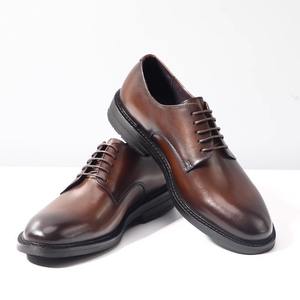 Chaussures Oxford en cuir véritable pour hommes, classiques, formelles, décontractées, à bout carré, de haute qualité, luxueuses, personnalisées, semelles antidérapantes - Product Image 3
