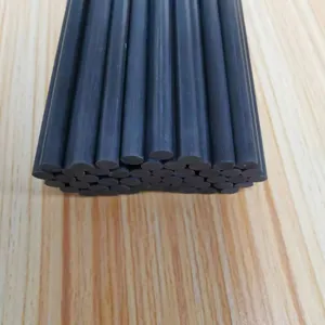 Yüksek sert karbon fiber pultruded çubuk karbon fiber çubuklar sopa kutup güçlendirmek