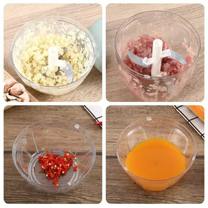 Broyeur à gingembre manuel pour cuisine à domicile, coupe-légumes multifonctionnel, hachoir à viande moderne minimaliste - Product Image 5