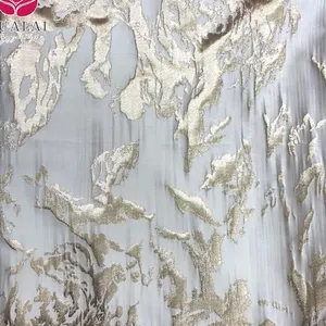 wholesale best quality elegant custom round rectangle jacquard polyester gold table decoration cloth cover for wedding party