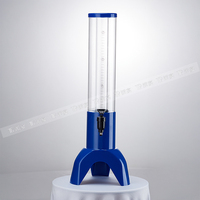 Distributeur de boissons en plastique commercial 3L, design transparent, robinet à débit facile pour hôtels, banquets, événements de restauration