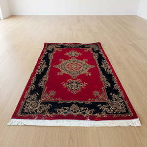 Tapis en soie pure de qualité supérieure, noué à la main, tapis design moderne, antidérapant, revêtement de sol de luxe pour salon, hôtel, salle de séjour - Product Image 6