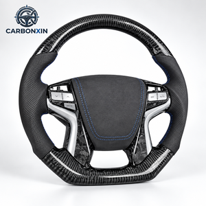 Volant sport à 4 branches en fibre de carbone de 40 mm avec LED pour Camry XV40 Highlander XU40 Land Cruiser - Product Image 4