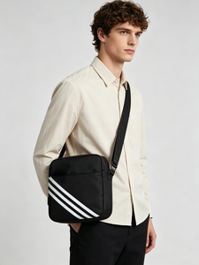 Bolso cuadrado ligero deportivo Oxford, bandolera, bolso de mensajero, bolso de hombro con múltiples compartimentos para viajes, senderismo, tareas diarias - Product Image 1
