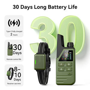 <span class=keywords><strong>Collier</strong></span> de dressage électrique télécommandé <span class=keywords><strong>pour</strong></span> <span class=keywords><strong>chiot</strong></span>, <span class=keywords><strong>collier</strong></span> d'arrêt d'aboiement étanche et rechargeable, dispositif anti-aboiement - Product Image 2