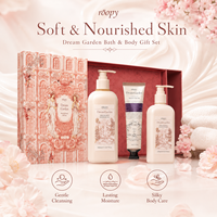 Coffret de Soins Corporels OEM ODM 3 pièces Thaw of Snow Fougère : Crème Mains 75g, Gel Douche 360g, Lotion 250g – Coffret Cadeau Parfumé de Luxe – Vente en Gros