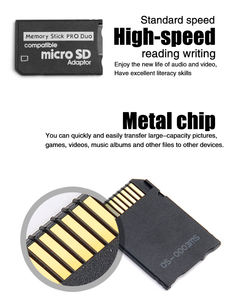 <span class=keywords><strong>Adaptador</strong></span> de Tarjeta de Memoria WEIAI Micro <span class=keywords><strong>SD</strong></span> SDHC TF a MS Pro Duo para <span class=keywords><strong>PSP</strong></span>, Cámara, Lector de Tarjetas MS Pro Duo - Product Image 4