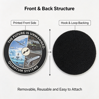 Patch PVC 3D personnalisé / Étiquette en plastique avec impression 3D en relief, forme personnalisée, impression 3D avec support auto-agrippant