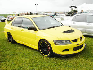 Lèvre avant en fibre de carbone (2 pièces) pour Evolution 8 JP (Modèle A-EVO8-FL-JP) 2,3 kg - Product Image 4