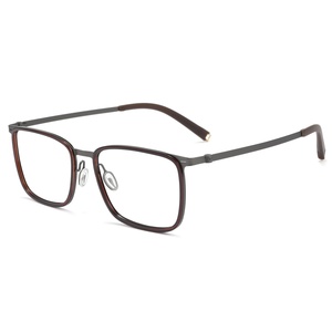 26015-1 Monture <span class=keywords><strong>de</strong></span> lunettes <span class=keywords><strong>de</strong></span> <span class=keywords><strong>vue</strong></span> pour hommes, style Lindy, <span class=keywords><strong>grande</strong></span> <span class=keywords><strong>taille</strong></span>, carrée, à monture complète, pour myopie, Danyang Vintage, vente en gros - Product Image 5