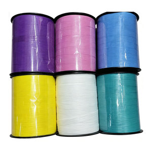 Durable Flexishine Solid Metallic Plastic Gift PP <b>Ribbon</b> Roll Curling <b>Ribbon</b> for Retail Packaging Craft Supplies - Product Image 1