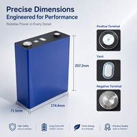 Cellule prismatique LiFePO4 CORNEX Grade A 3.2V 314Ah, 12000 cycles profonds pour systèmes solaires hors réseau, VR, maison, ESS, stock local UE, vente en gros en vrac
