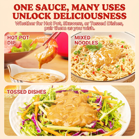 Sauce de trempage au sésame Xiaolongkan 100g, authentique beurre de sésame riche, pour fondue, végétalien, vente en gros, directement de l'usine