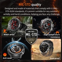Nuevo Reloj Inteligente Deportivo AK95 Unisex con Pantalla HD de 1.82 Pulgadas, Llamadas Bluetooth, Múltiples Modos Deportivos, Luz LED de Dos Colores para Exteriores