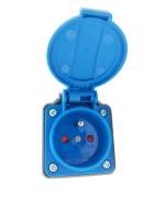 Adaptateur de prise française sans câble IP44 G01F Ningbo Znpon, convertisseur moulé