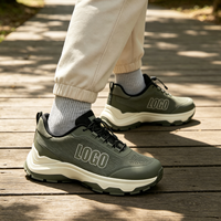 Chaussures de sport décontractées pour hommes, style marche, respirantes, avec bande élastique, personnalisables avec logo d'usine