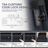 Sac à dos de voyage extensible 60L avec serrure TSA, grande capacité, sac à dos pour ordinateur portable 17,3 pouces, pour hommes, voyages d'affaires