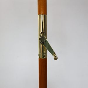 <span class=keywords><strong>Parasol</strong></span> moderne pliable anti-UV avec cadre en bois, manivelle manuelle, forme ronde, <span class=keywords><strong>parasol</strong></span> de jardin léger, <span class=keywords><strong>protection</strong></span> solaire - Product Image 5