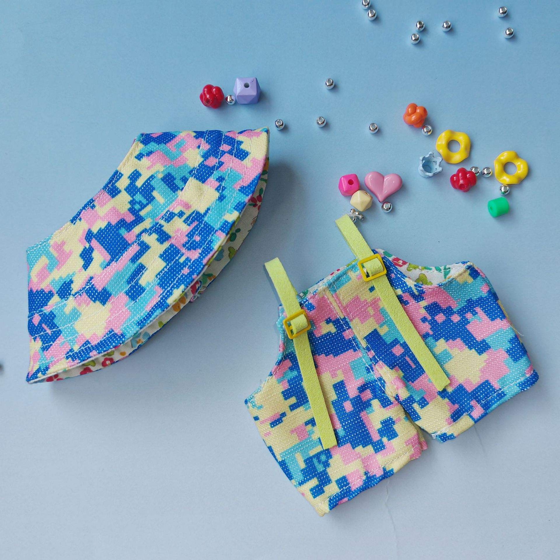 Happy camo baby blue