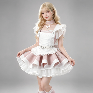 Vestido <span class=keywords><strong>de</strong></span> Sirvienta a Rayas, Disfraz <span class=keywords><strong>de</strong></span> Lolita, Disfraz <span class=keywords><strong>de</strong></span> Cosplay para Mujer, Vestido <span class=keywords><strong>Mini</strong></span> con Delantal Kawaii, Disfraz <span class=keywords><strong>de</strong></span> Anime para Fiesta <span class=keywords><strong>de</strong></span> Halloween, Atuendo <span class=keywords><strong>de</strong></span> Camarera - Product Image 3