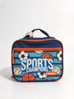 Boîte à lunch isotherme portable pour enfants en tissu Oxford, style sport tendance, écologique et réutilisable, idéale pour les pique-niques