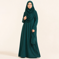 Robe de prière Khimar pour femmes, sans épingles, tenue modeste, vêtements islamiques