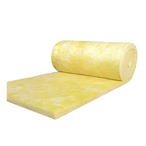 Glass Wool Roll With Aluminum Foil Thermal Isolation Fiberglass Wall Insulation Glass Wool