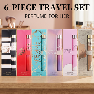 Set da Viaggio di 6 Profumi da Donna, Fragranza Rinfrescante a Lunga Durata, 6 Profumi Unici in Formato Mini per Uso Quotidiano - Product Image 2