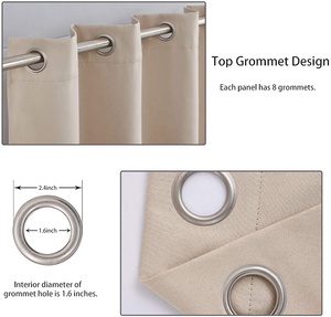 Rideau occultant robuste thermo-isolant pour chambre à coucher, élégant, imperméable, occultant, bon marché, pour hôtel - Product Image 5