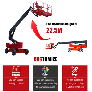 Cina 16-26m Cherry Picker Spider <span class=keywords><strong>Lift</strong></span> Man Boom meja angkat udara kerja Platform Trailer dipasang teleskopik Towable Boom <span class=keywords><strong>Lift</strong></span> - Product Image 2
