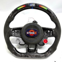 Volant en fibre de carbone à faible MOQ pour Passat B5, Golf MK4, SEAT Leon, Jetta, Superb, Polo, Skoda Octavia, Sharan – Personnalisable