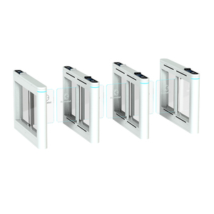 Petite porte pivotante pour piétons-Reconnaissance faciale intégrée et lecteur de carte RFID pour un accès sécurisé au bureau - Product Image 2