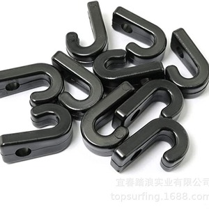 Boat Fitting J Type <b>Hook</b> 26mm <b>Plastic</b> Deck <b>Hook</b> For Kayak Canoe Boat Accessories - Product Image 3