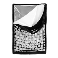 Godox 24 x 35 pouces (60 x 90 cm) Softbox Studio Photo Réflecteur Grille Softbox Diffuseur pour Monture Bowens Éclairage Photographique
