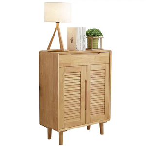 Mueble de Entrada de Madera Maciza Nórdica, Estilo Moderno, Mueble Zapatero QINUO Económico con Almacenamiento - Product Image 6
