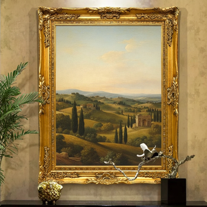 <span class=keywords><strong>Cadre</strong></span> en résine pour peinture à l'huile, élégant, en bois, pour accessoires de photographie, avec décorations anciennes sculptées, <span class=keywords><strong>grand</strong></span> <span class=keywords><strong>cadre</strong></span> décoratif pour sol et mur - Product Image 2