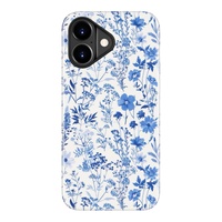 Étuis antichoc DYL personnalisés vierges en TPU+PC à sublimation, protection double couche 17, avec anneau magnétique élégant motif fleur sauvage pour la série iPhone