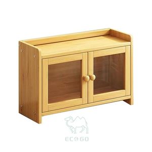 Organizador de Alimentos Ecológico de Madera y Bambú, Impermeable, para Encimera, Cocina, Despensa, Caja para Pan - Product Image 1