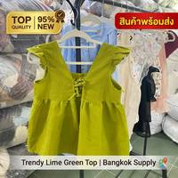 Vêtements d'occasion de qualité supérieure sélectionnés, marché thaïlandais, hauts d'été usagés, vente en gros, usine de Bangkok, vêtements d'occasion premium en vrac