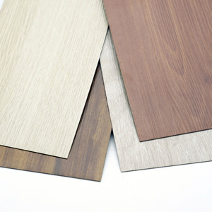 Luxe modern design zelfklevende PVC LVT vinyl vloerbedekking peel-and-stick houten tegels, effen piso adhesivo kleeftegels - Product Image 5