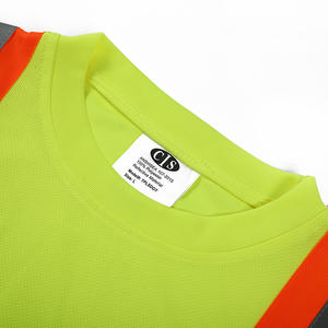 Chemise de sécurité économique à haute visibilité avec protection à 360° °   Chemise de sécurité à manches longues en maille respirante fluorescente réfléchissante - Product Image 3