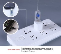 Fünfzackiger Stern Weihnachts-LED-Lichterkette Heimdekoration mit USB-Betrieb DC 5V Batteriebetriebene Fenster-Dekorationsbeleuchtung